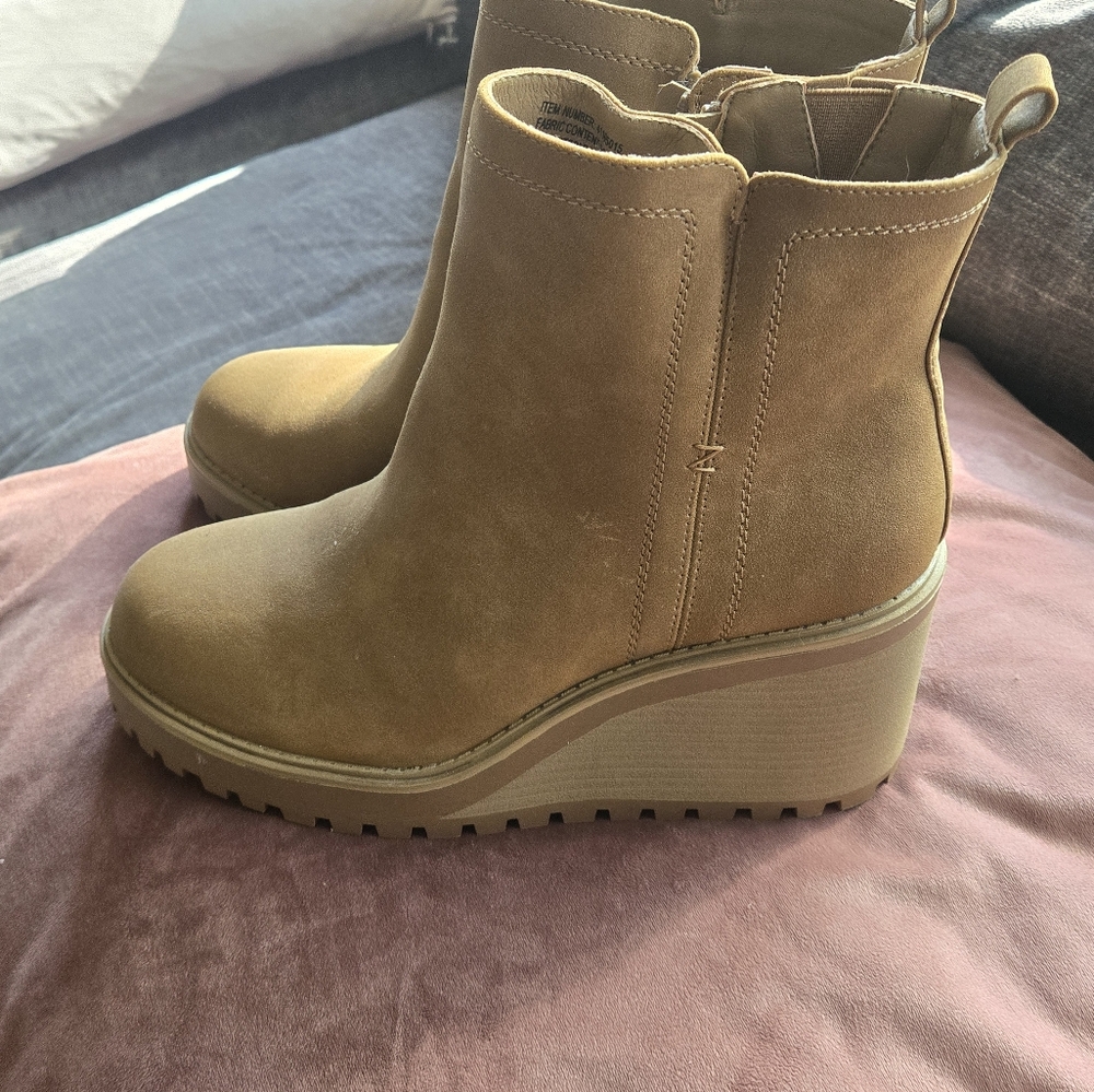 Torrid Tan Ankle Boots & Booties